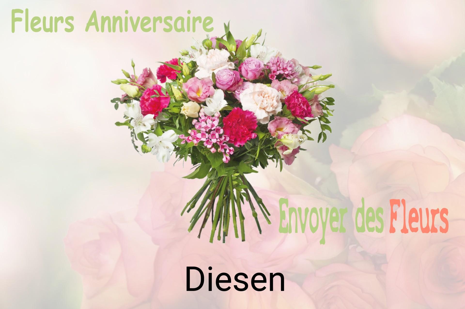 Bouquet de fleurs d’anniversaire livré à Diesen